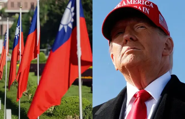 特朗普和台湾国旗